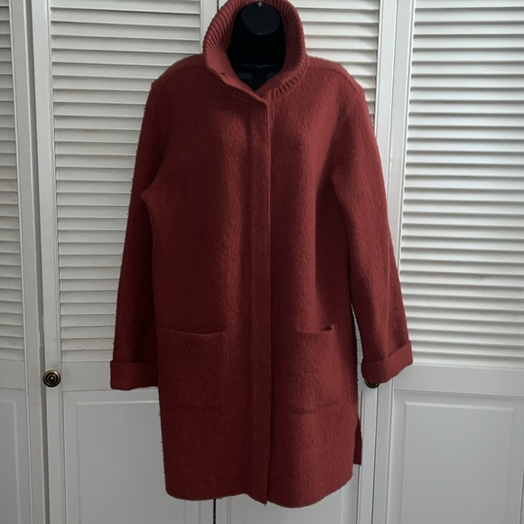 NWOT Centigrade Outerwear Womens Wool Long Sweater Coat Snap Closure - Picture 8 of 8